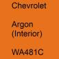 Preview: Chevrolet, Argon (Interior), WA481C.